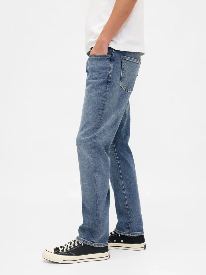 Джинсы slim fit, GAP, синий — фото 2