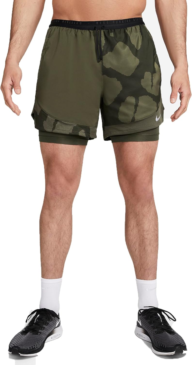 

Мужские шорты для бега 2-в-1 Nike Dri-FIT Stride Run Division, Cargo Khaki