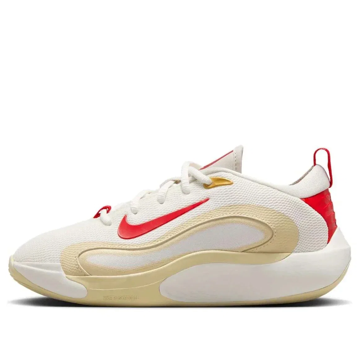 Детские баскетбольные кроссовки Nike IsoFly Year Of The Snake HV6002 - бежевые, ZAP1803 — фото 3