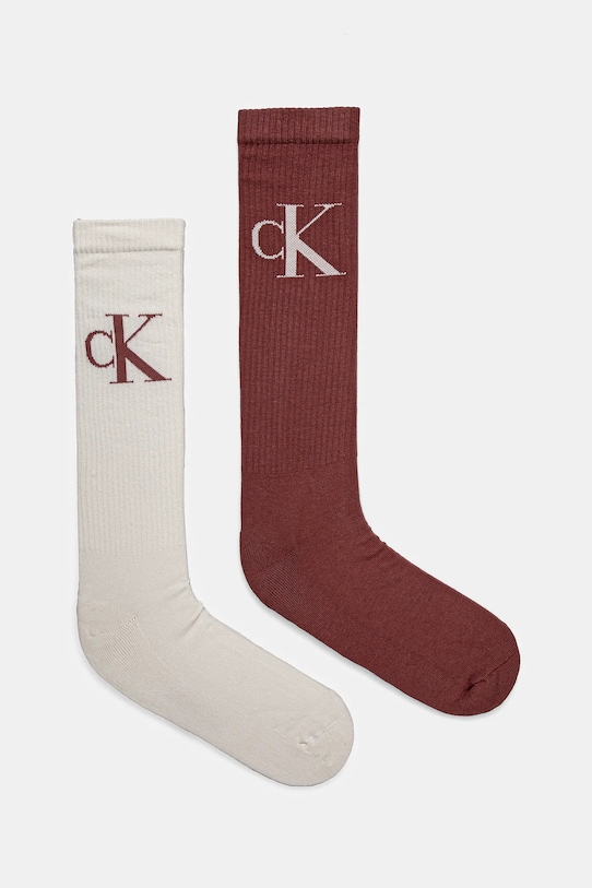 

Носки 2 пары Calvin Klein Jeans, розовый