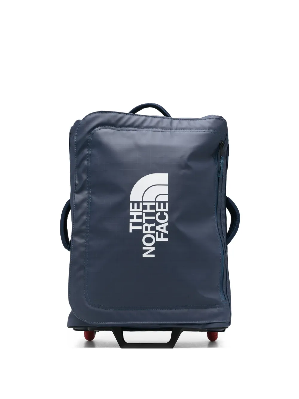 

Дорожная сумка на колесах с принтом-логотипом The North Face, синий