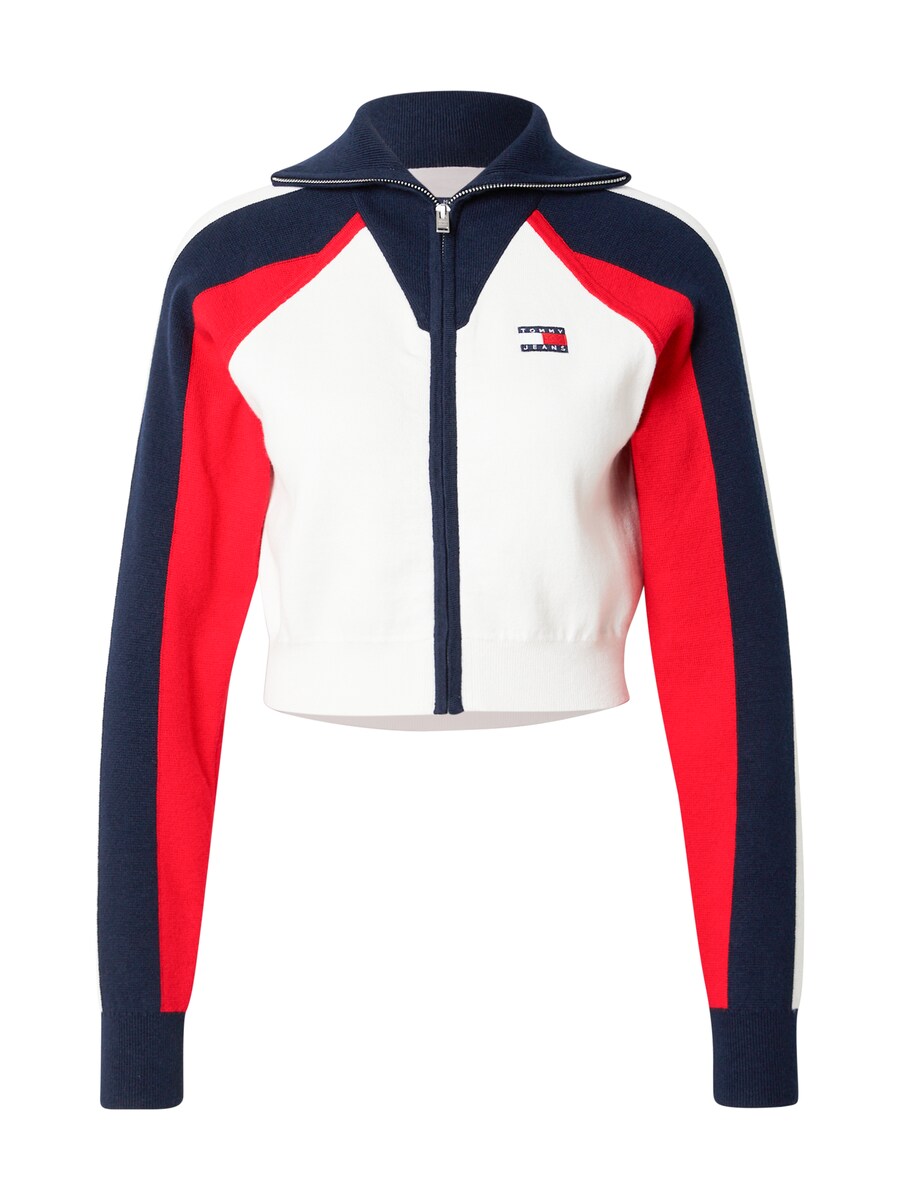

Вязаный кардиган Tommy Jeans Knit Cardigan, белый