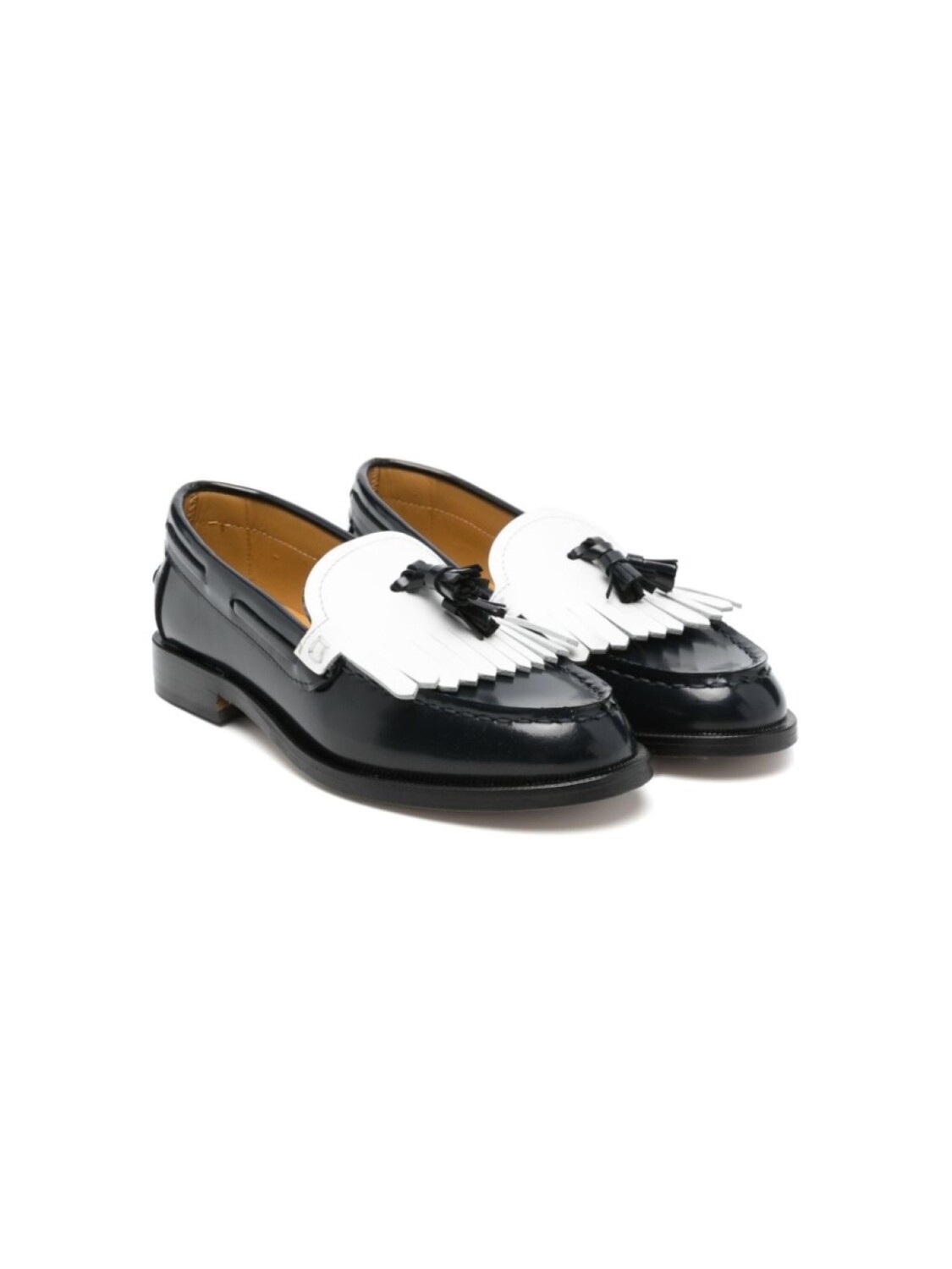 

Лоферы с бахромой Gallucci Kids, синий