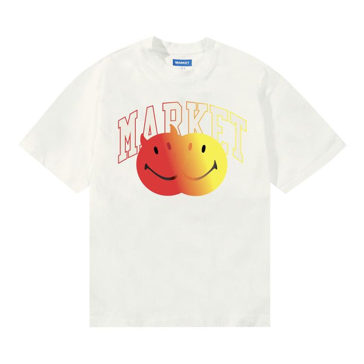 

Футболка Market Smiley Good And Evil T-Shirt, Unbleached Cotton