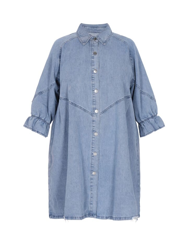 

Платье до колена Swirly Plus Size Dress, цвет Light Blue