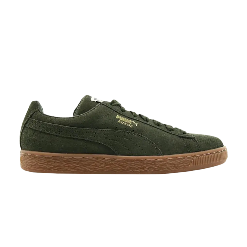 Кроссовки Suede Classic Puma, зеленый