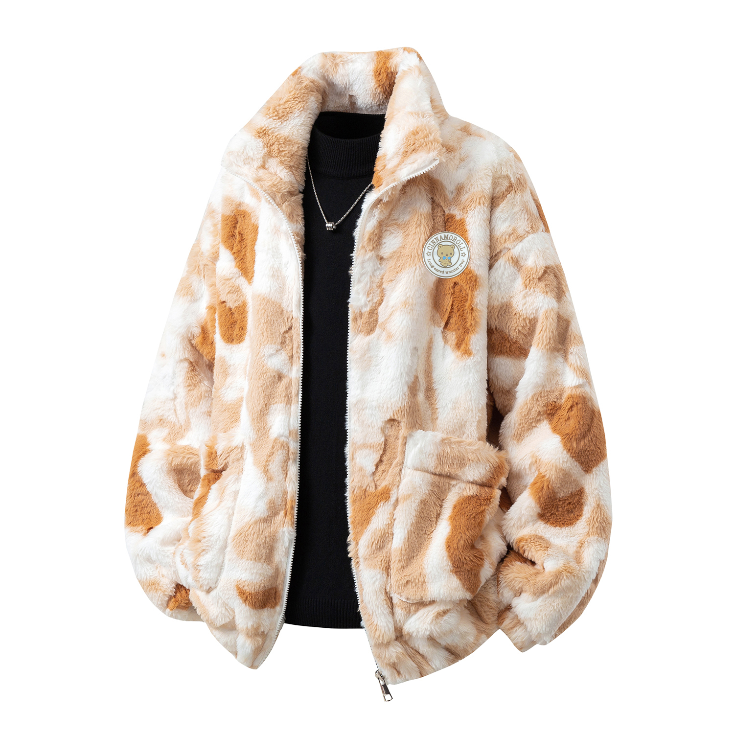 

Cinnamoroll Yugui Dog бархатистое пальто Unisex Sanrio, белый