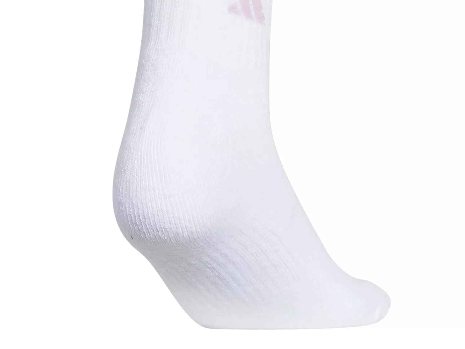 Носки женские Adidas Athletic Cushioned длиной до щиколотки - 6 шт., белые — фото 4