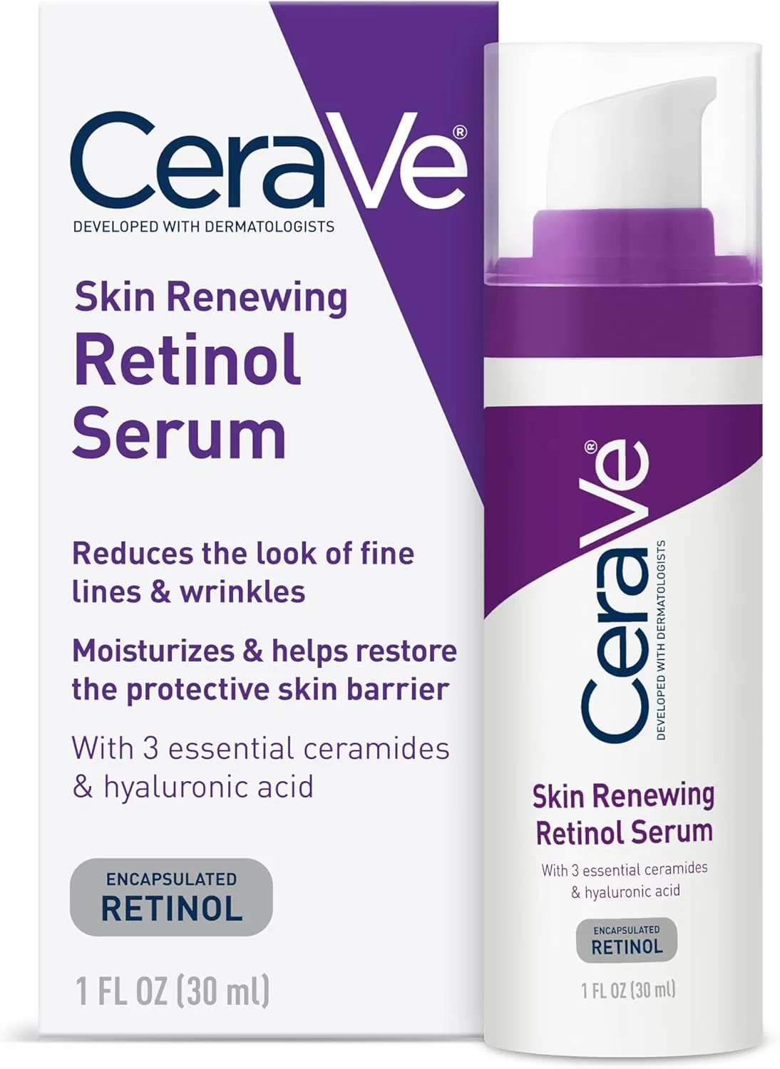 Сыворотка CeraVe — С ретинолом Skin Renewing Retinol Serum, 30 мл