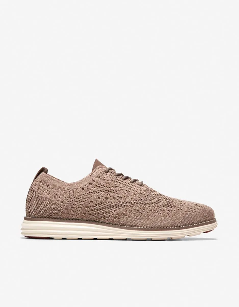 

Мужские туфли на шнуровке из ткани Stitchlite Cole Haan, бежевый