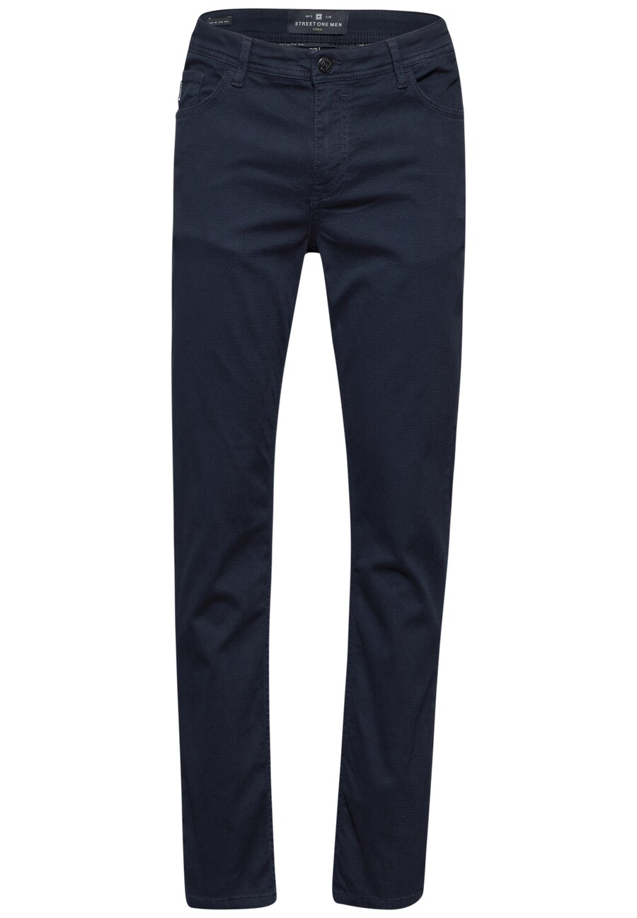 

Тканевые брюки Street One MEN Slim fit Pants, темно-синий