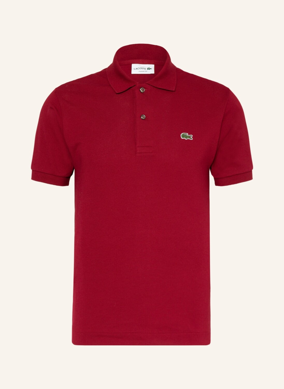 

Рубашка поло LACOSTE Piqué Classic Fit, темно-красный