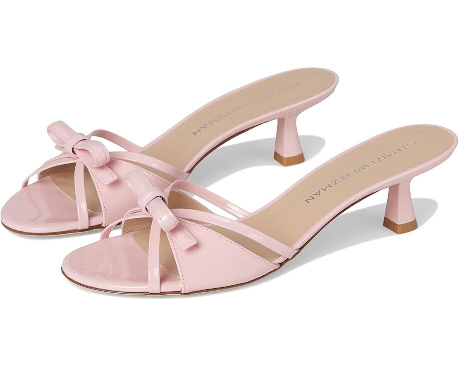 

Туфли Stuart Weitzman Felicity Slide 50, цвет Pink Marshmallow