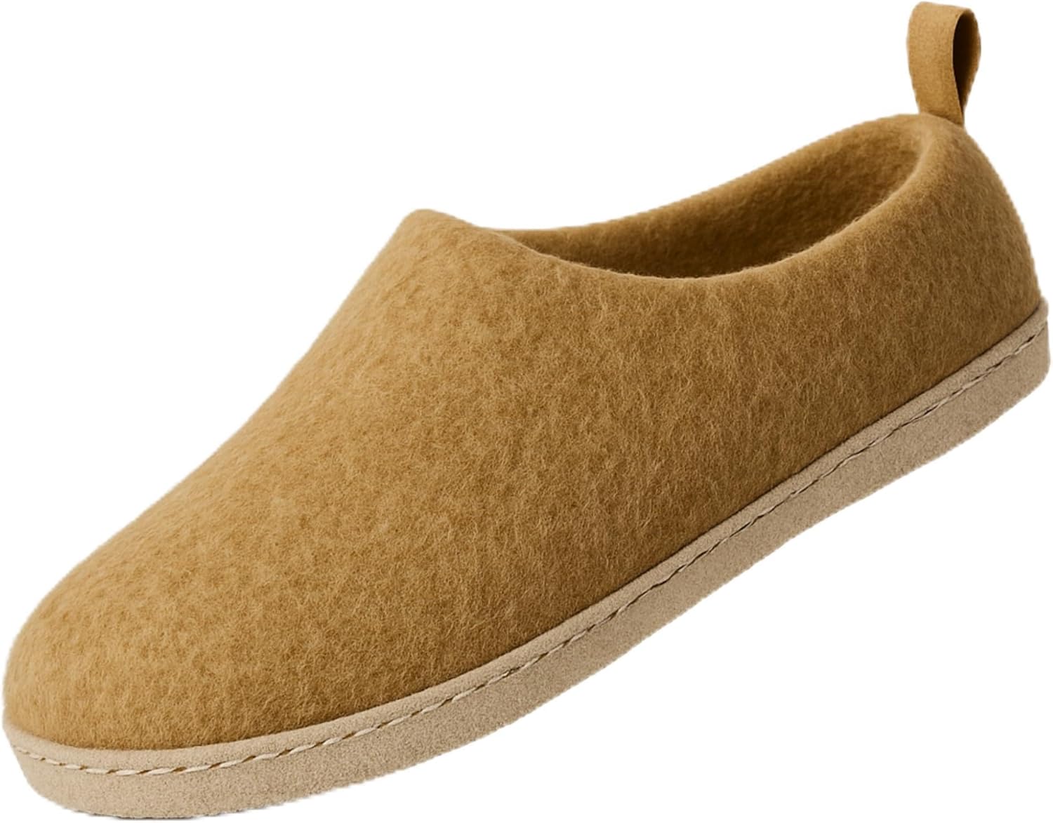 

Домашние тапочки из шерсти - натуральная органическая шерсть, подошва из настоящей кожи, ручная работа в Непале - уютные, теплые, мягкие, унисекс, противоскользящие тапочки для дома для мужчин и женщин - идеально для зимнего комфорта Haussimple,...