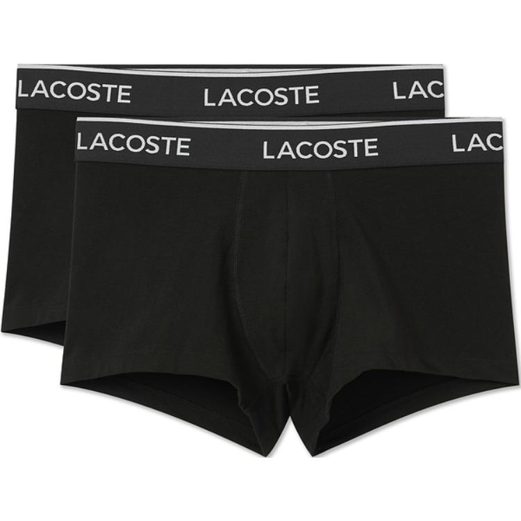 

Боксеры с логотипом на поясе Slip On, набор из трех LACOSTE, черный