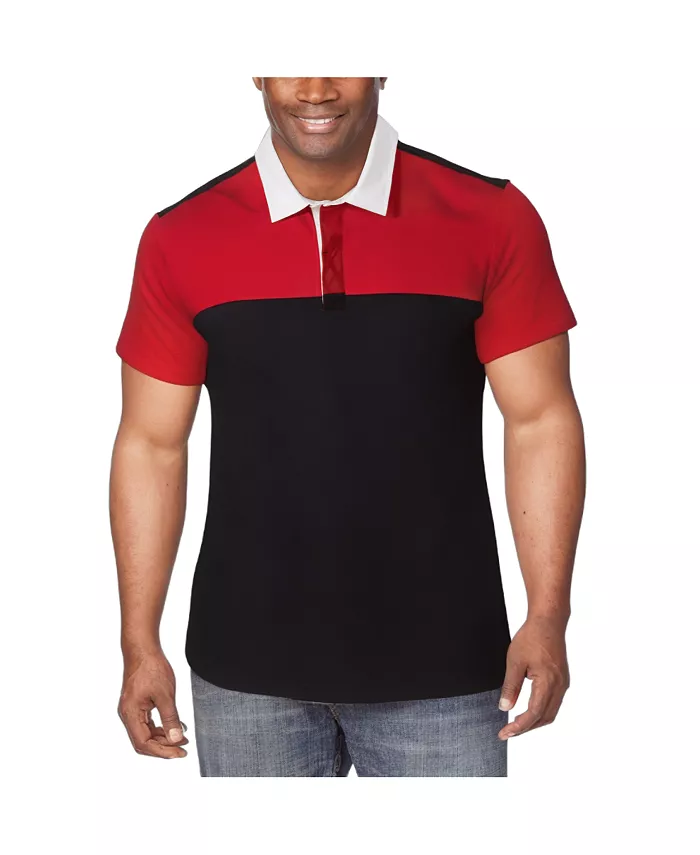 

Футболка-поло Big & Tall Short Sleeve Rugby KingSize, мультиколор