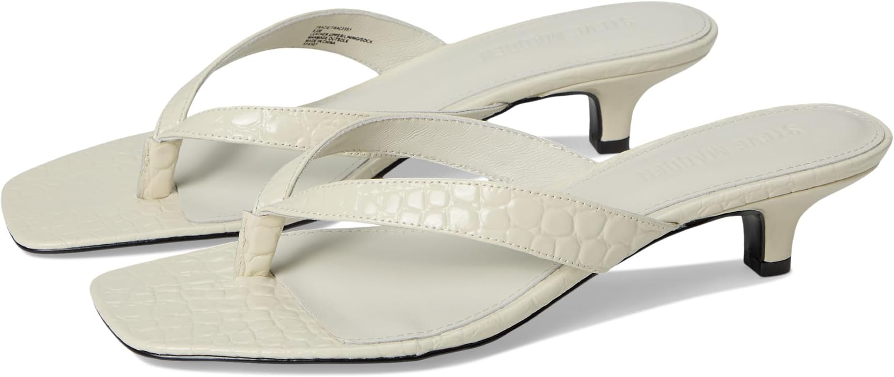 Сандалии Steve Madden Tracie, цвет White Croco