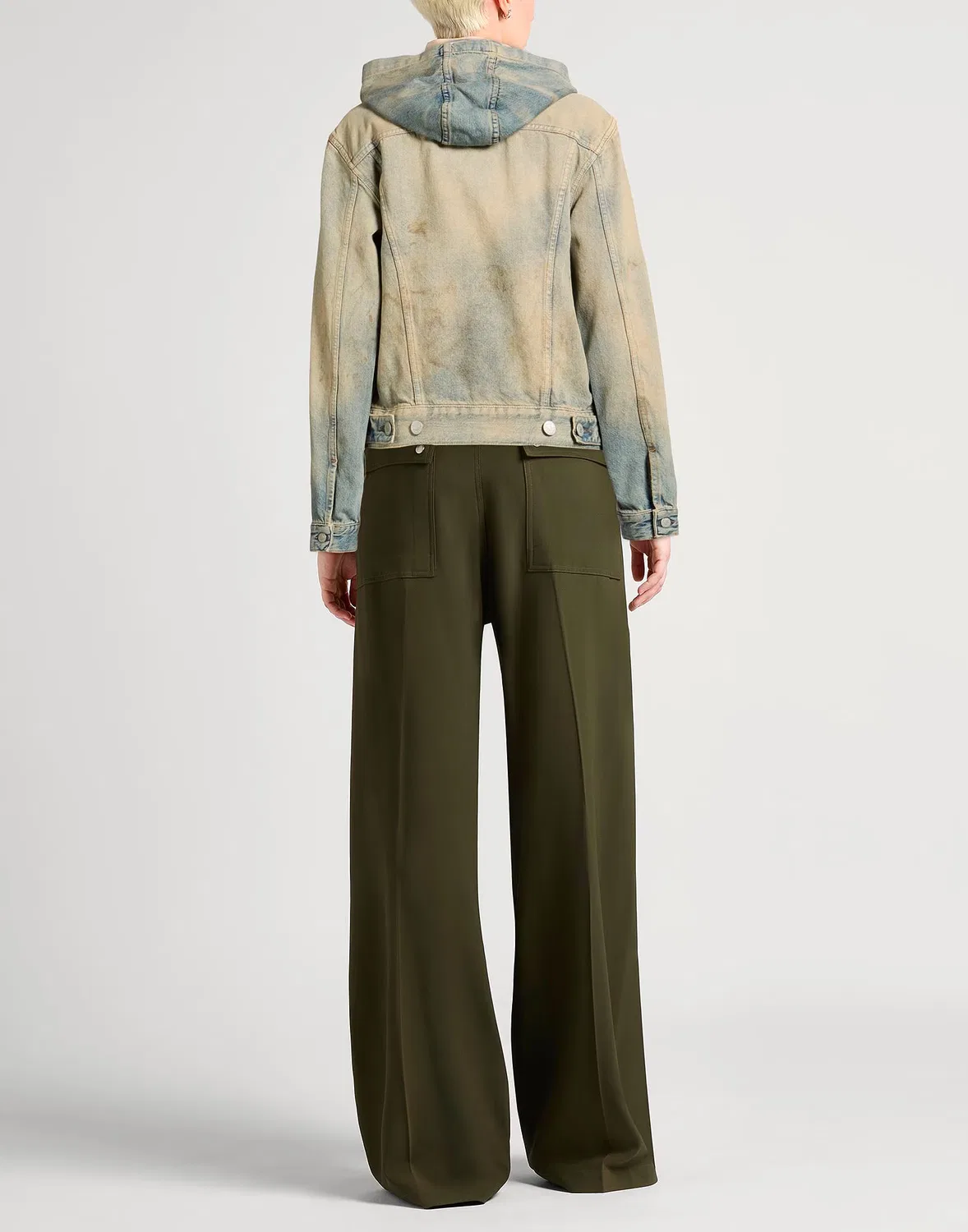 Джинсовая куртка Light Wash ACNE STUDIOS Синий — фото 3
