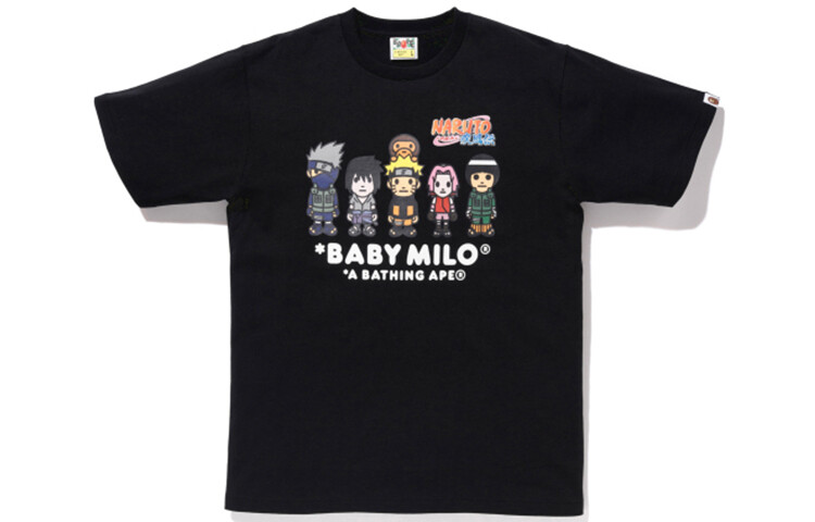 

Футболка Bape X Naruto Baby Milo Tee унисекс A Bathing Ape, белый