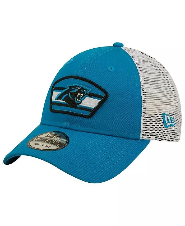 

Мужская сине-белая кепка с логотипом Carolina Panthers Trucker 9FORTY Snapback New Era, синий