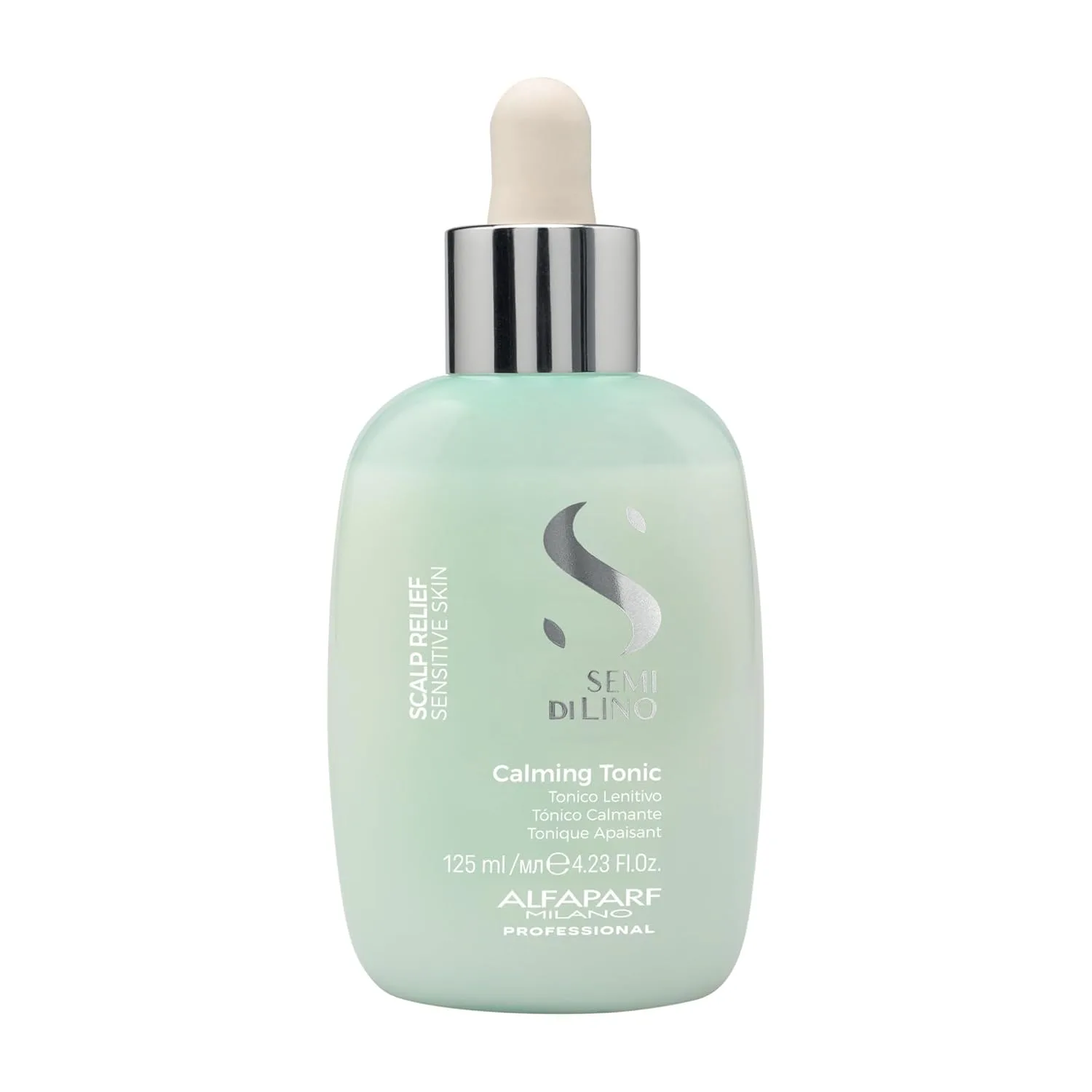 Alfaparf Milano Semi di Lino Scalp Relief Calming Tonic для чувствительной кожи - мгновенное успокаивающее действие, снимает зуд, увлажняет, 125 мл