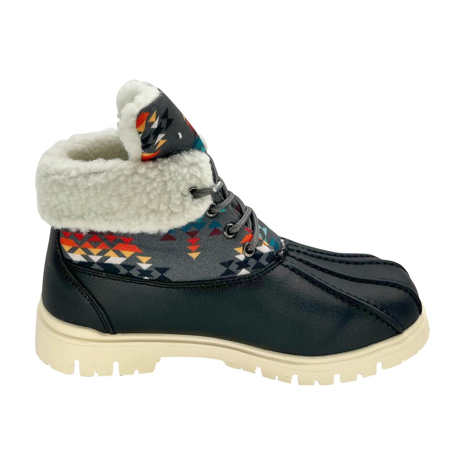 Женские утепленные ботинки Duck Boots Canyon в черном цвете Rowdy Crowd — фото 3
