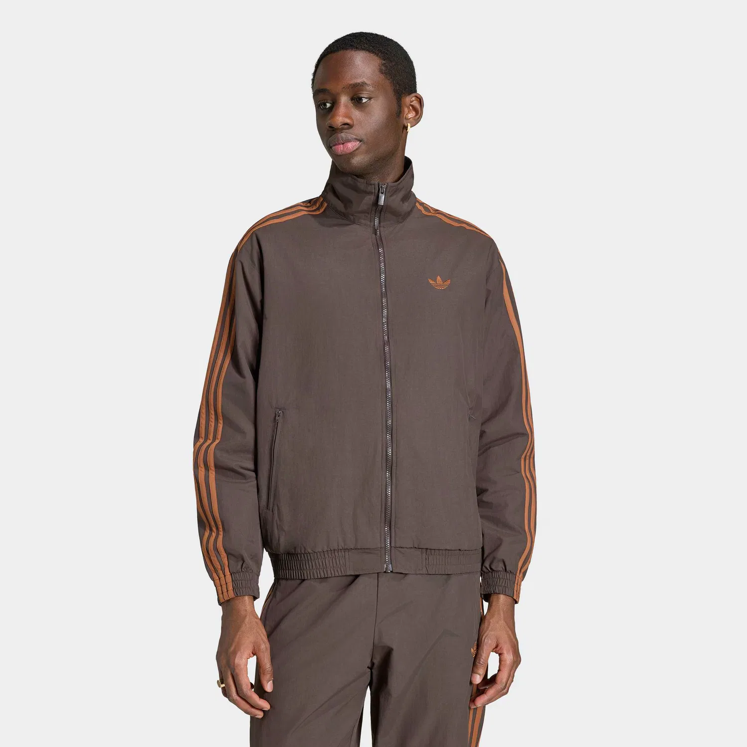 Куртка Adidas Originals Between-Season Firebird коричневого цвета