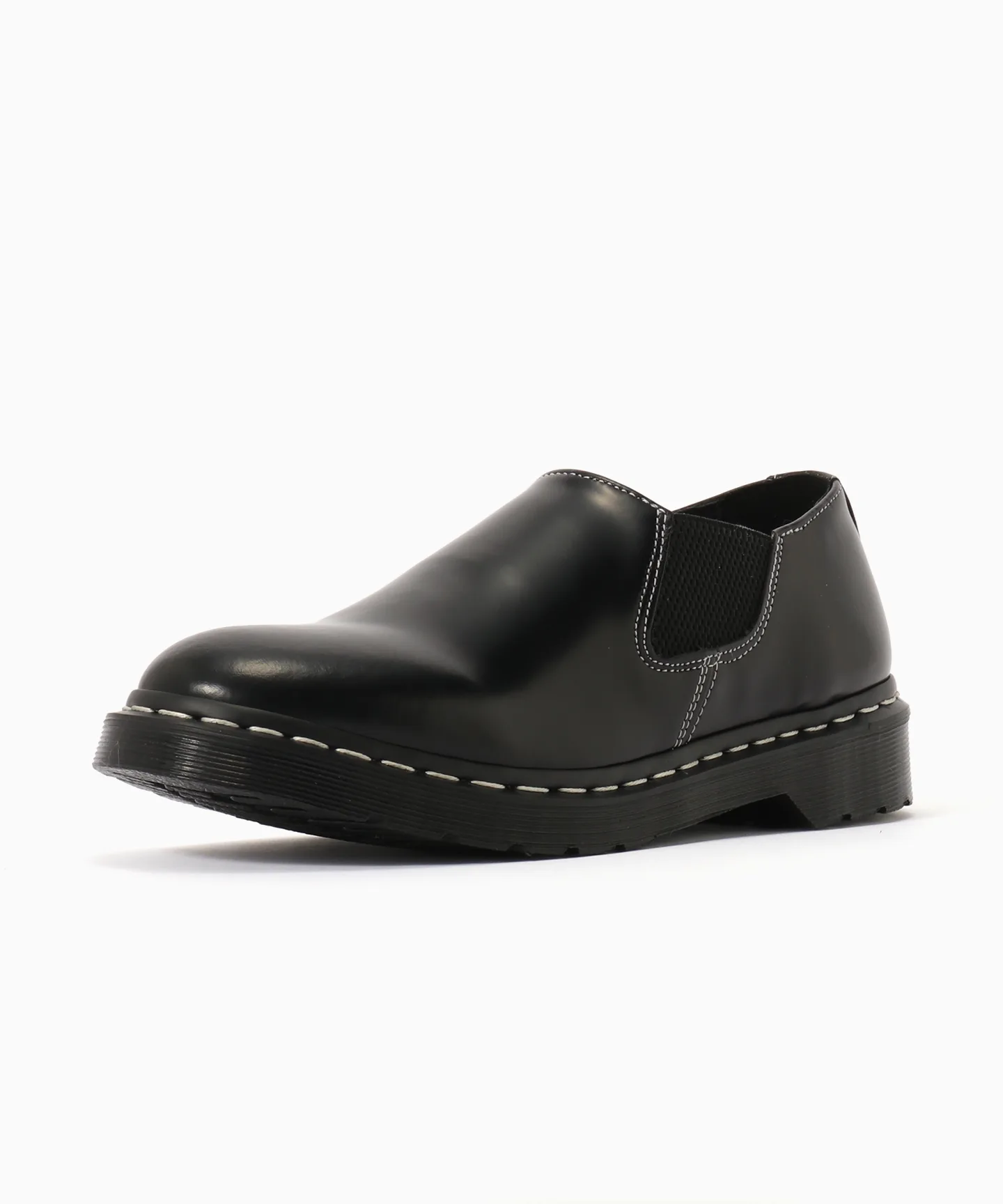 Мужские слипоны из натуральной кожи Louis WS Dr. Martens чёрные — фото 2
