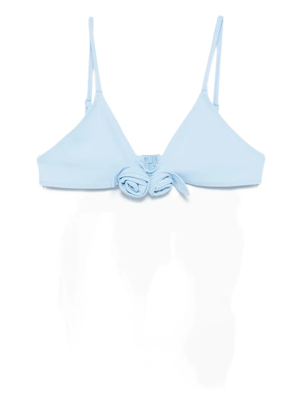 

Рифленый топ-бикини с бантом COPERNI, синий