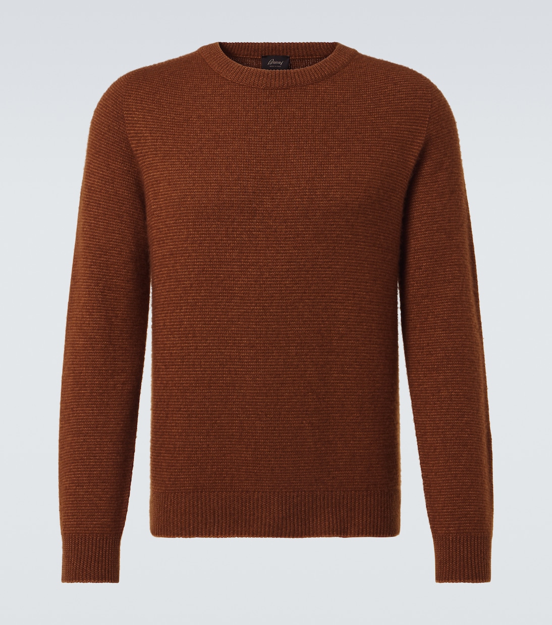 

Свитер из шерсти и шелка Brioni, коричневый