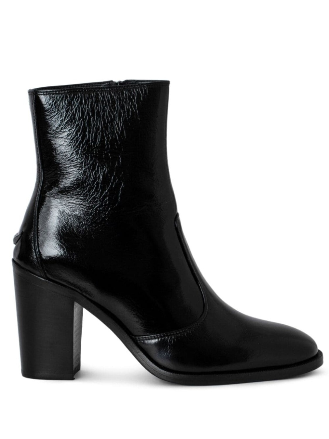 Zadig&Voltaire кожаные ботинки Preiser 85 мм, черный