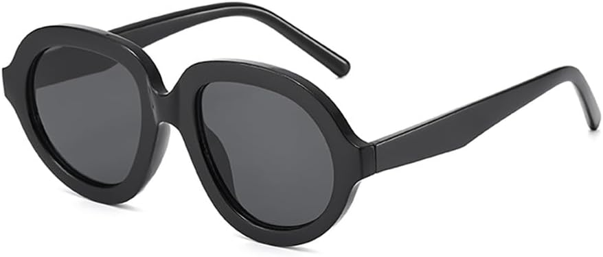 

Большие солнцезащитные очки с градиентным огранкой, круглые, для занятий спортом на открытом воздухе, бега и езды на велосипеде. Женские и мужские, защита от УФ-излучения UV400 UYPTK, Black Black