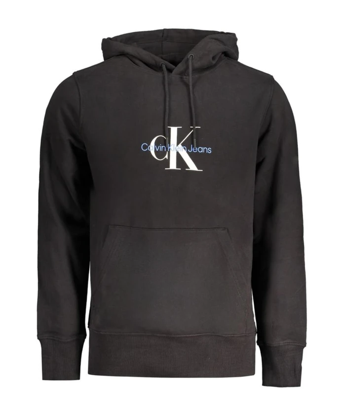 

Хлопковая толстовка с логотипом Calvin Klein, черный