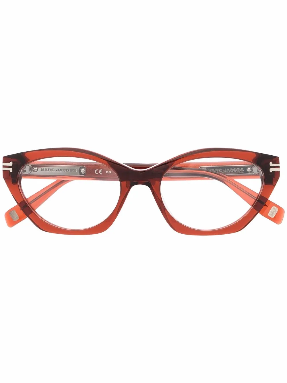 

Очки в оправе 'кошачий глаз' Marc Jacobs Eyewear, коричневый
