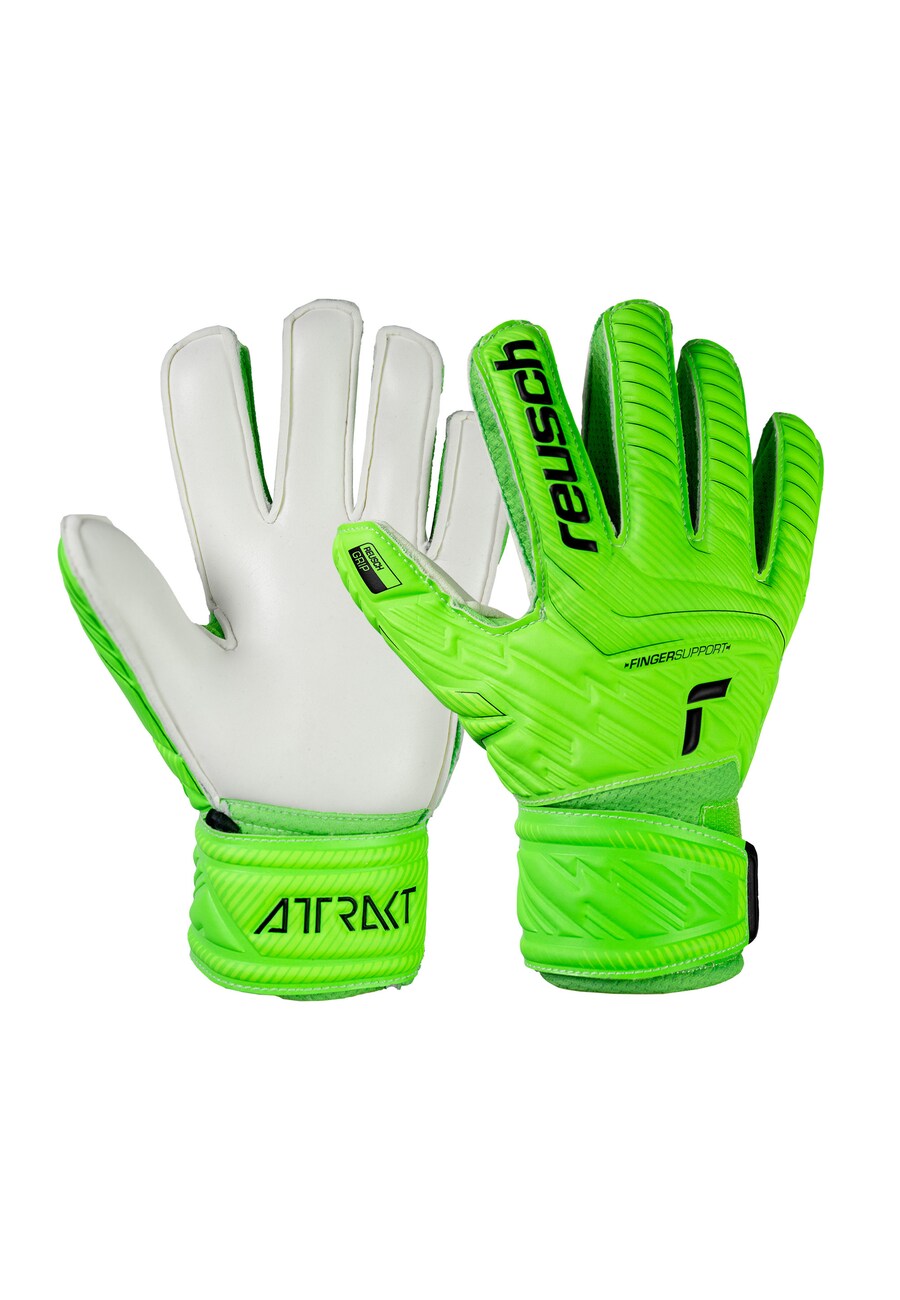 

Спортивные перчатки REUSCH Attrakt Grip Finger Junior, зеленый