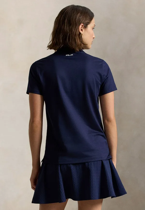Рубашка-Поло приталенного кроя Polo Ralph Lauren, Refined Navy/Lilac/Ceramic White — фото 3