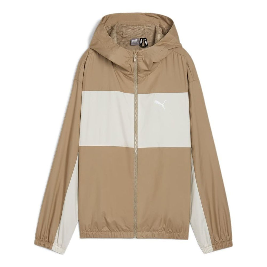 

Куртка (WMNS) PUMA Mesh Lined Windbreaker Jacket 'Oak Branch', желто-коричневый