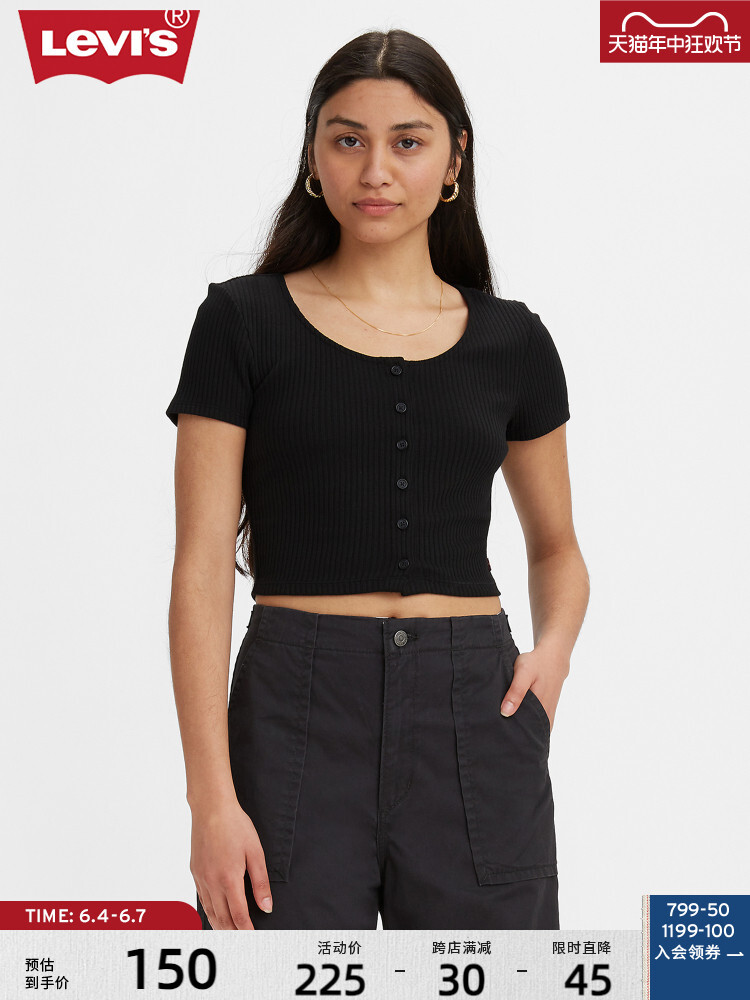

Брюки женские Levi's летние, черный