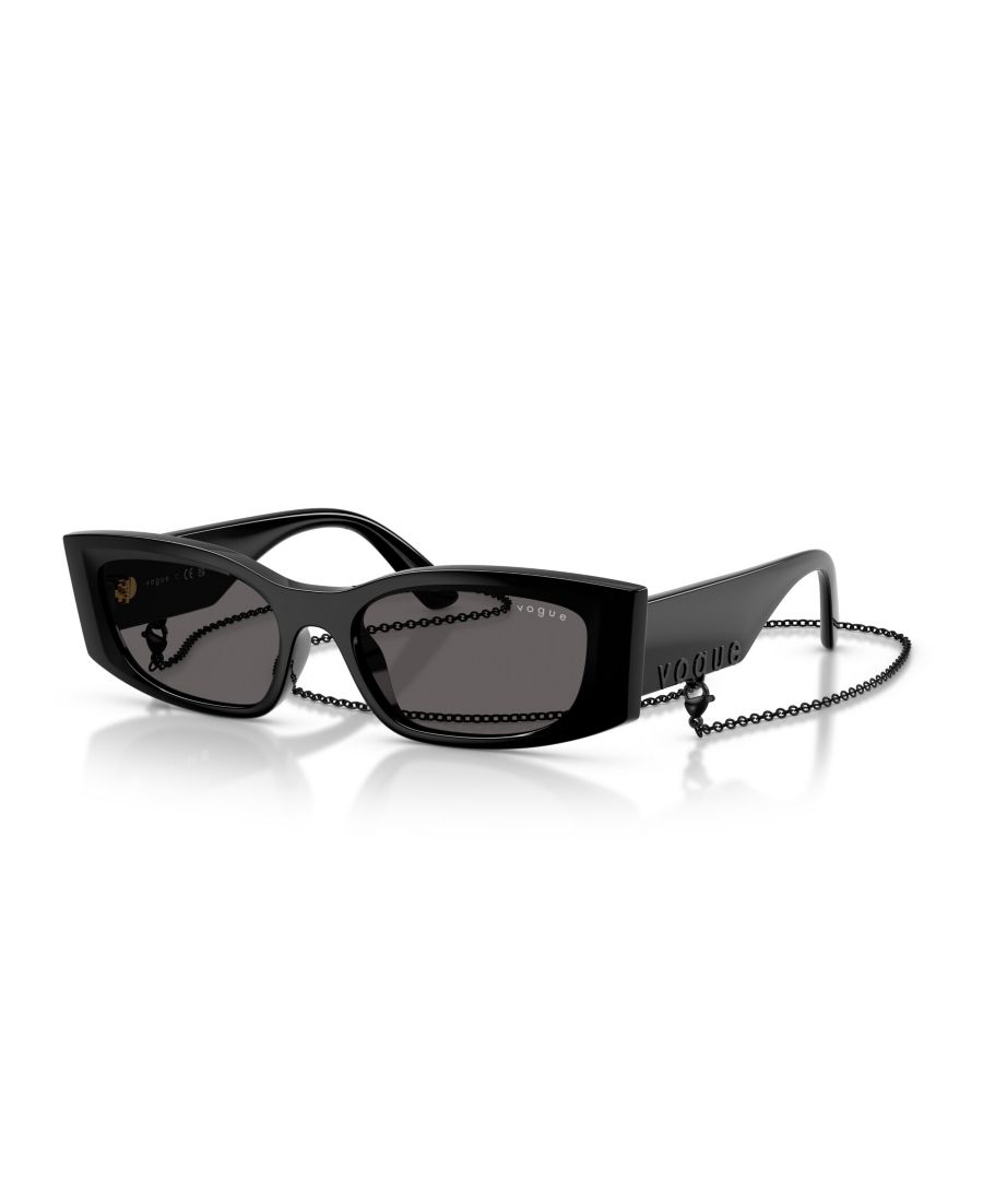 

Женские прямоугольные солнцезащитные очки, VO5655SU Vogue Eyewear, Black