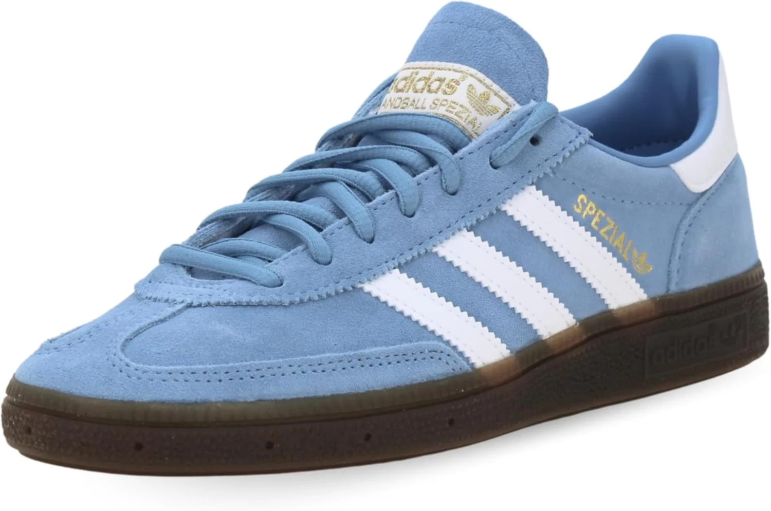 Мужские гандбольные кроссовки Adidas Originals Spzl для гимнастики, Blue Light Blue Ftwr White Gum5 Light Blue Ftwr White Gum5