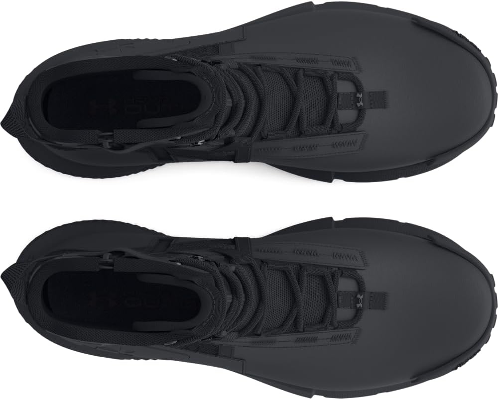 Under Armour мужские тактические ботинки Charged Valsetz Zip Waterproof, (001) Black/Black/Jet Gray — фото 4