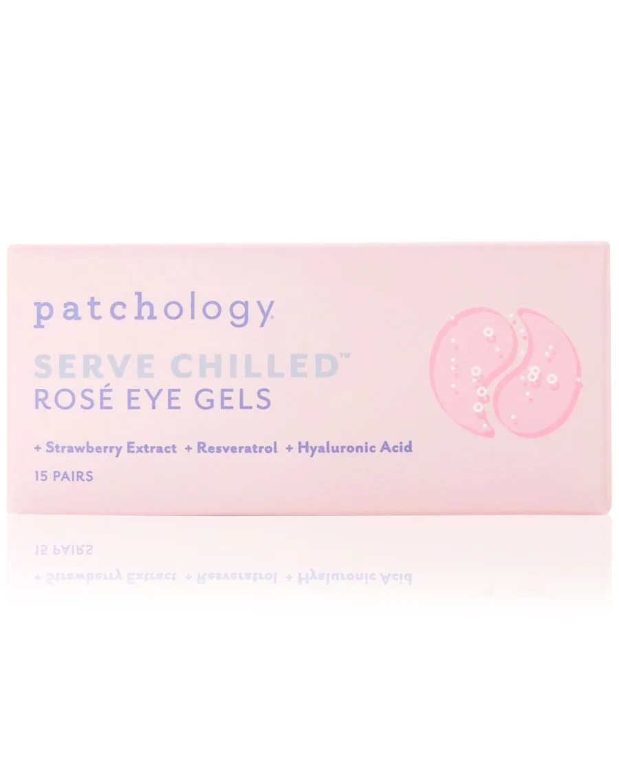 Patchology Подавать охлажденными гелевые тени для век цвета розового вина, 15 пар