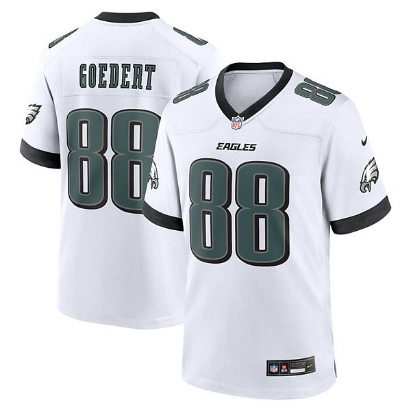 

Мужская белая игровая футболка Dallas Goedert Philadelphia Eagles Nike
