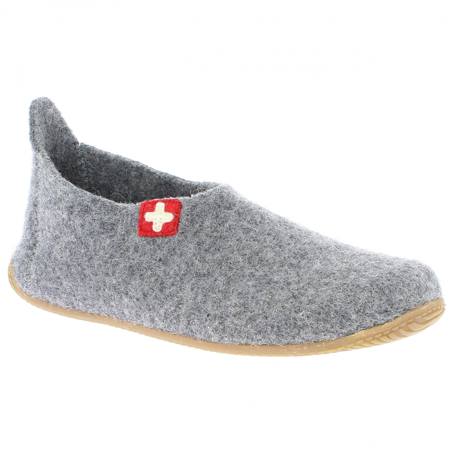 

Домашние тапочки Living Kitzbühel Slipper Schweizer Kreuz No 4048, серый