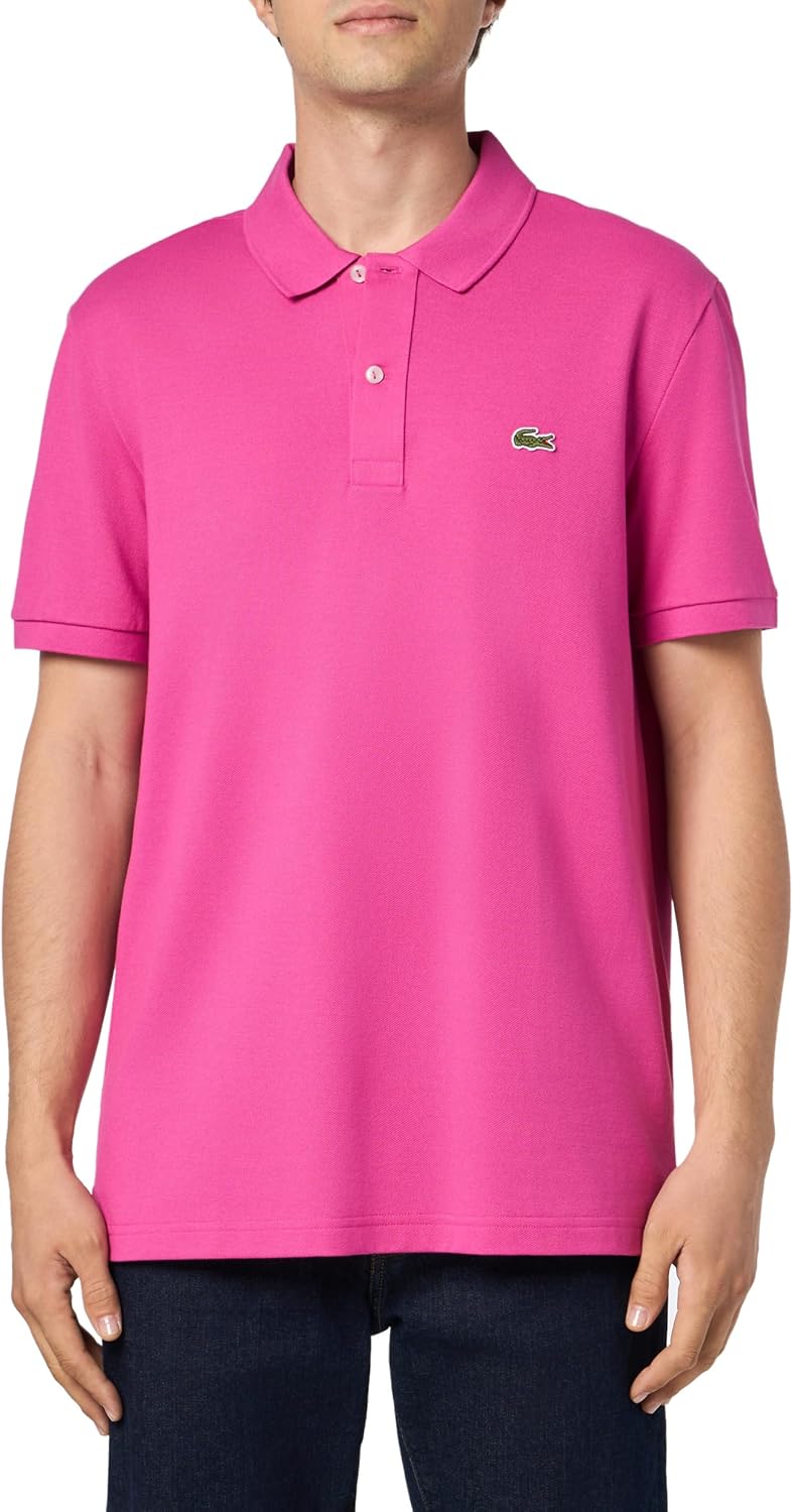 

Lacoste мужская приталенная короткая рукав поло L12.12, Malva