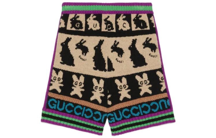 

Шорты женские Gucci Bunny, коричневый
