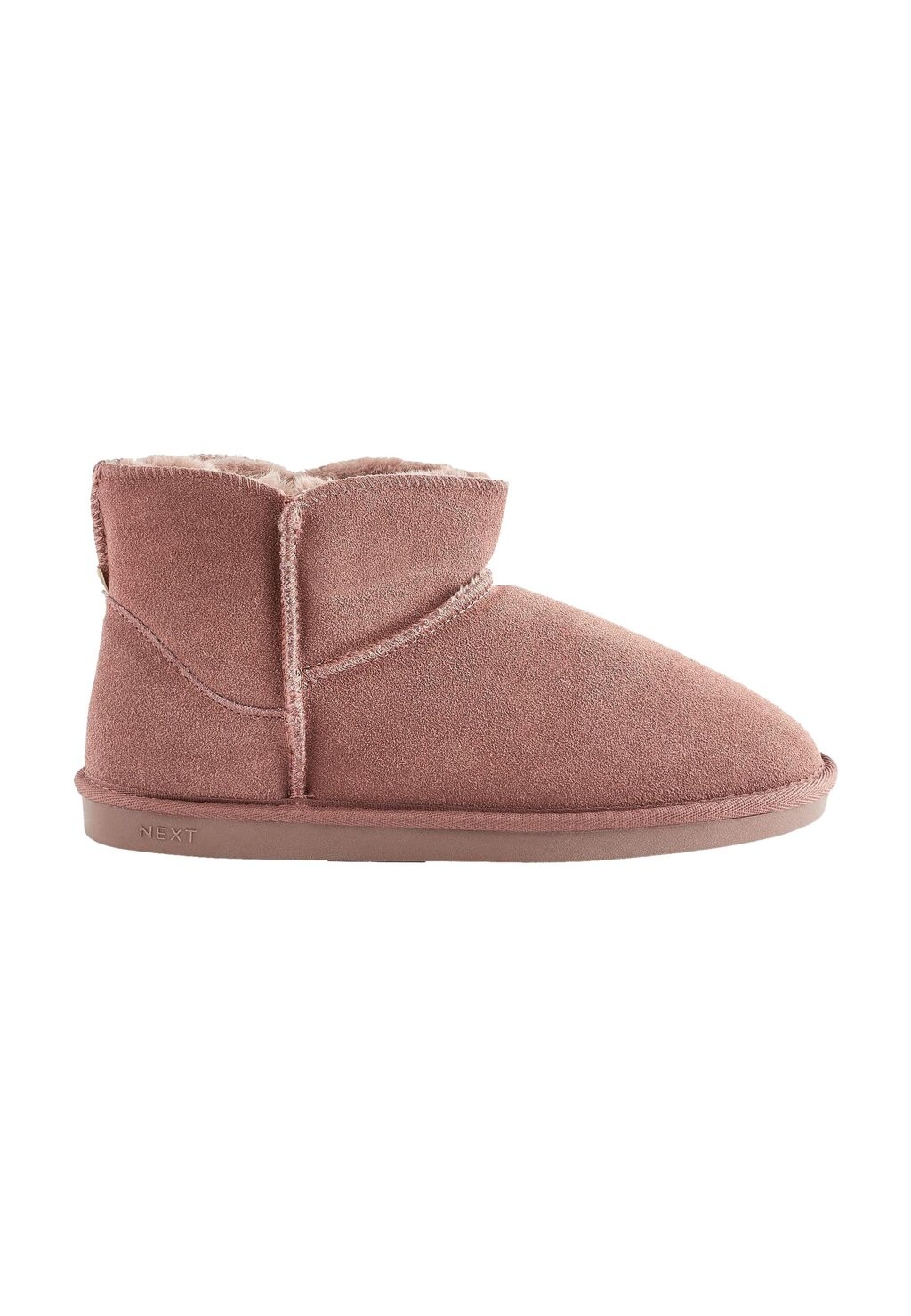 

Тапочки Suede Slipper Boots Next, цвет mink pink