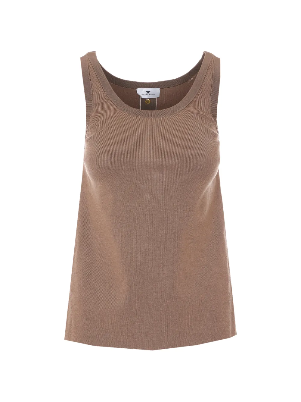 

Топ с логотипом Elisabetta Franchi, коричневый