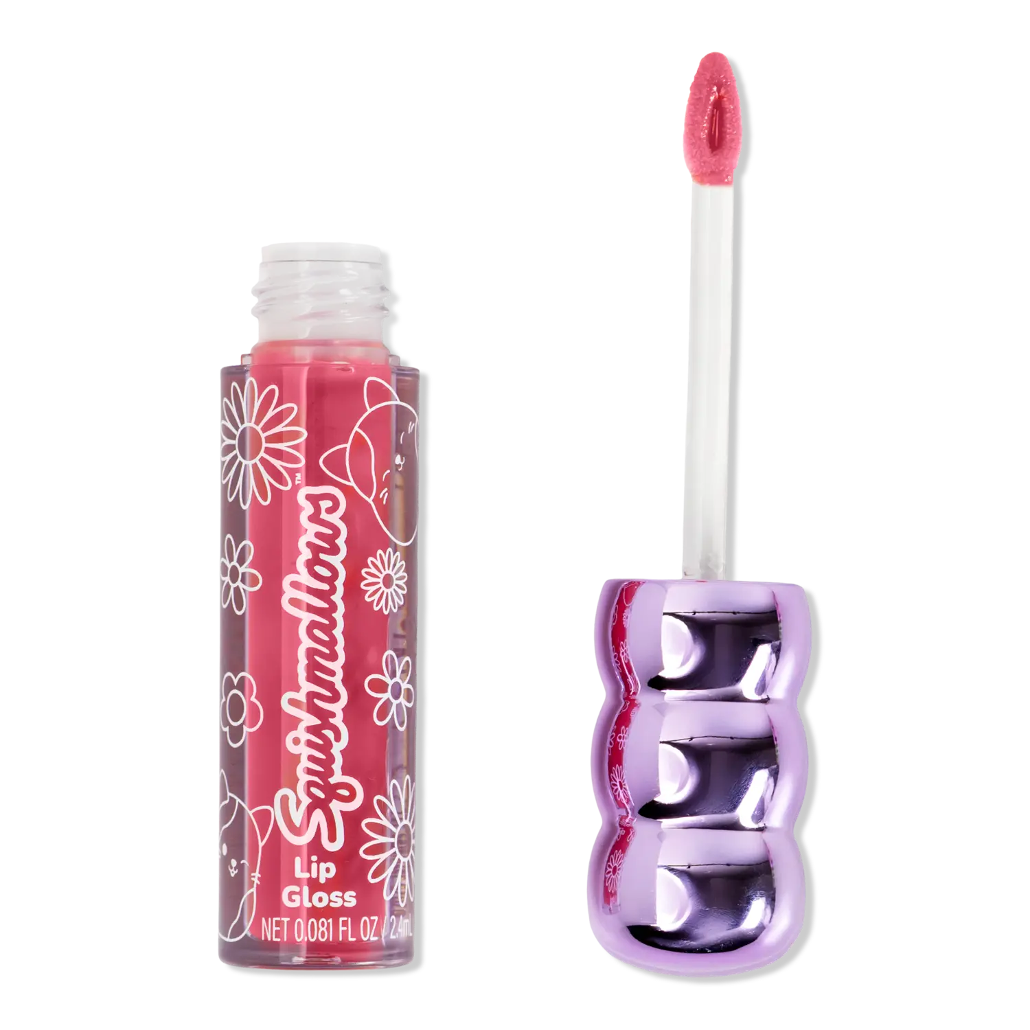 

Блеск для губ Squishmallows, Spring Daisies (muted raspberry)