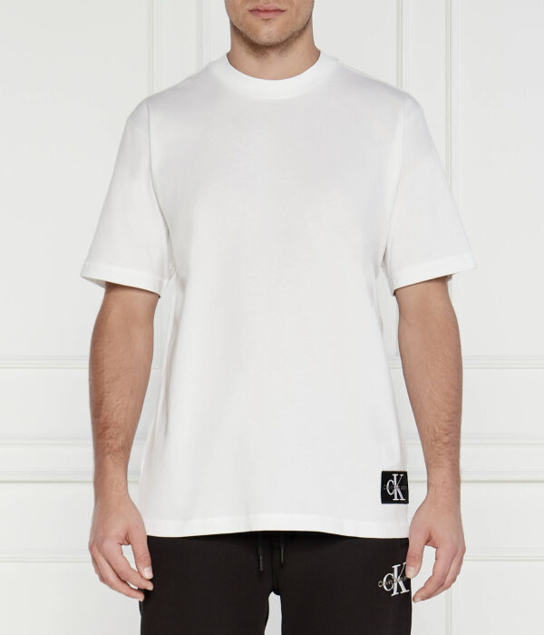 

Футболка со значком Relaxed fit Calvin Klein Jeans, белый